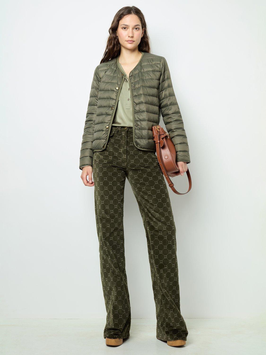Product image 1 of 6, which shows Gerard Darel Letitia Padded Jacket, Khaki, 10