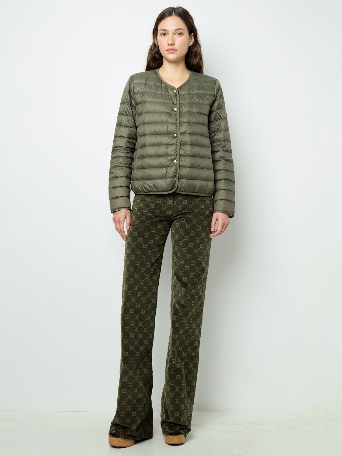 Product image 2 of 6, which shows Gerard Darel Letitia Padded Jacket, Khaki, 10