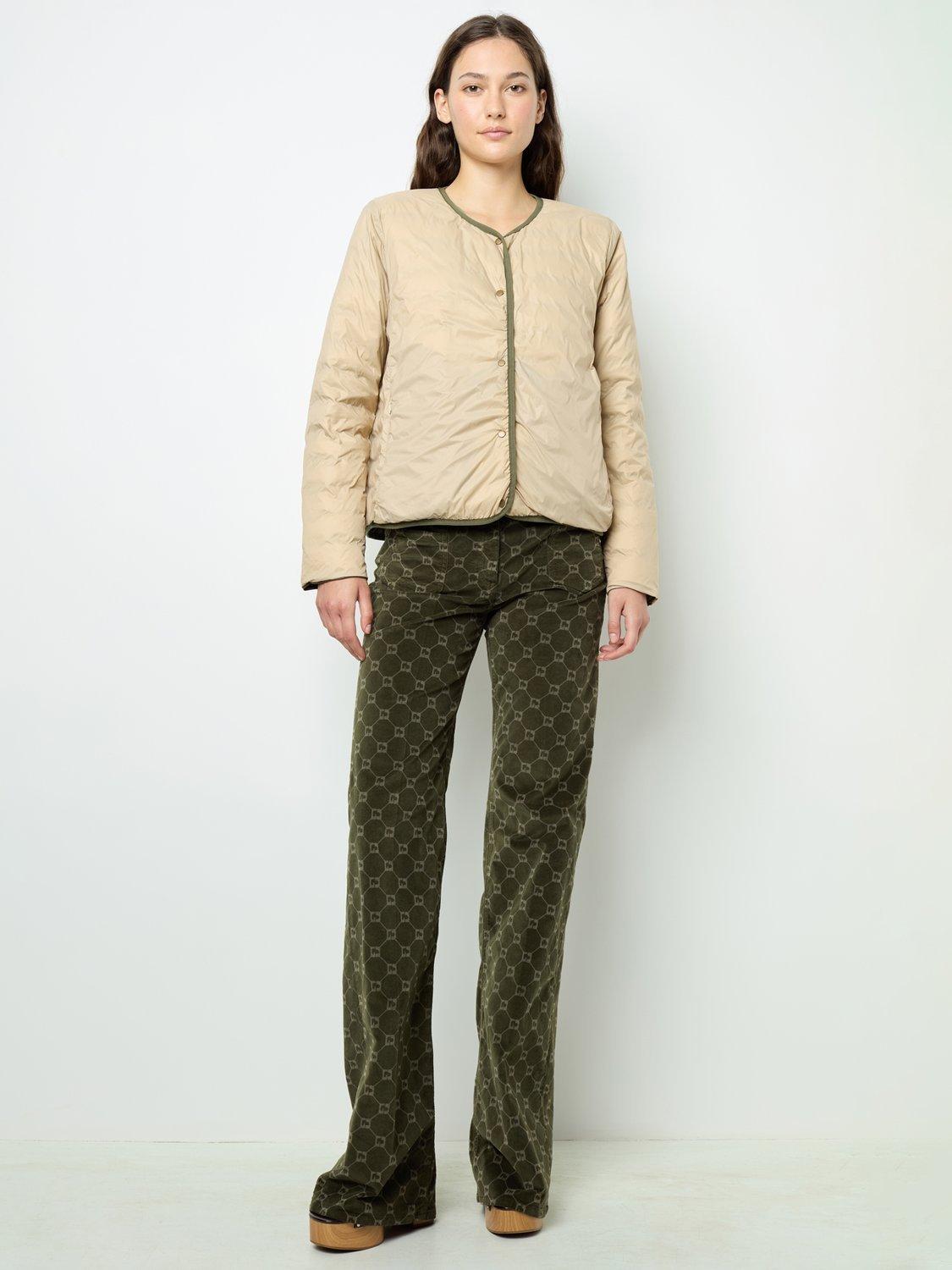Product image 5 of 6, which shows Gerard Darel Letitia Padded Jacket, Khaki, 10
