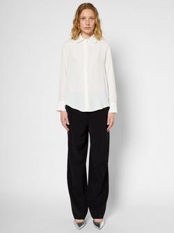 Gerard Darel Beata Silk Blend Shirt - view 2, Ecru