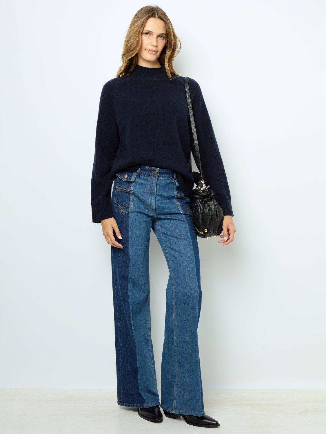 Gerard Darel Jaina Wool Cashmere Blend Jumper