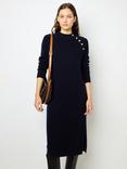 Gerard Darel Shaina Wool Jumper Dress, Navy