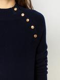 Gerard Darel Shaina Wool Jumper Dress, Navy