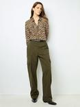 Gerard Darel Numa Cargo Trousers, Khaki Green