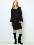 Gerard Darel Sylvine Embellished Collar Dress, Black