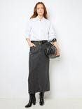 Gerard Darel Cybelia Denim Skirt, Charcoal