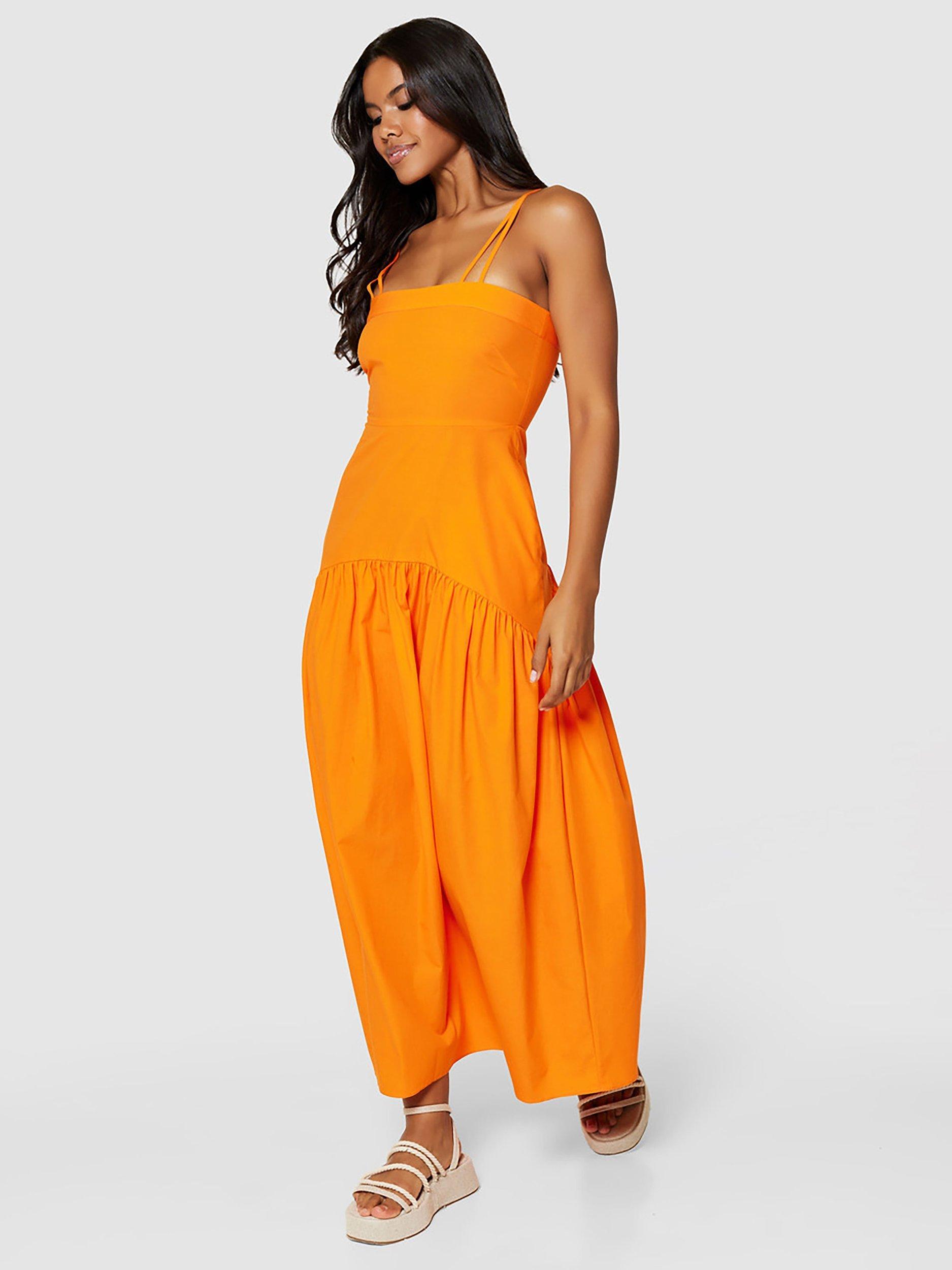 John lewis orange dress best sale