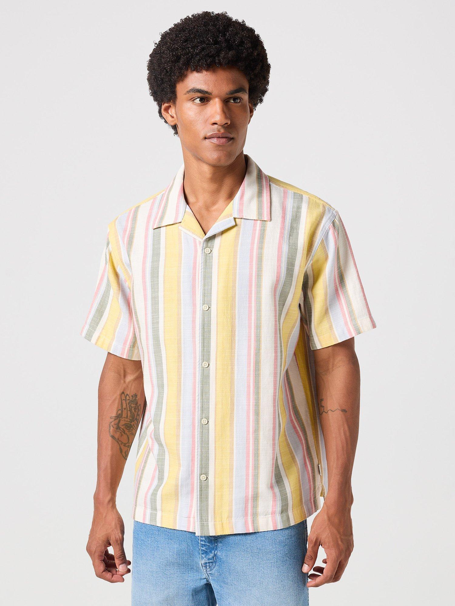 Wrangler Short Sleeve Resort Shirt, Multi