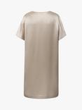 Lovechild 1979 Alvira Pleated Mini Dress, Champagne