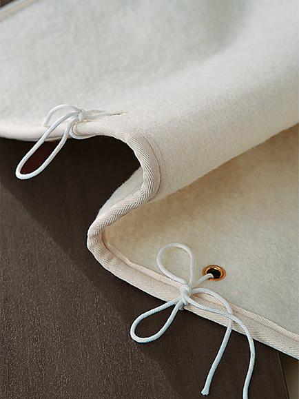 Vispring Wool Mattress Pad for Bed Frames, White
