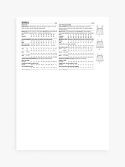 Simplicity Misses' Ruffle Tops Sewing Pattern, S9953 - view 2, Multi