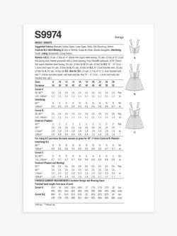 Simplicity Misses' Corsets Sewing Pattern, S9974 - view 2, Multi