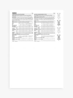 Simplicity Children's and Girls' Tops, Skirts and Dresses Sewing Pattern, S9963 - view 2, Multi