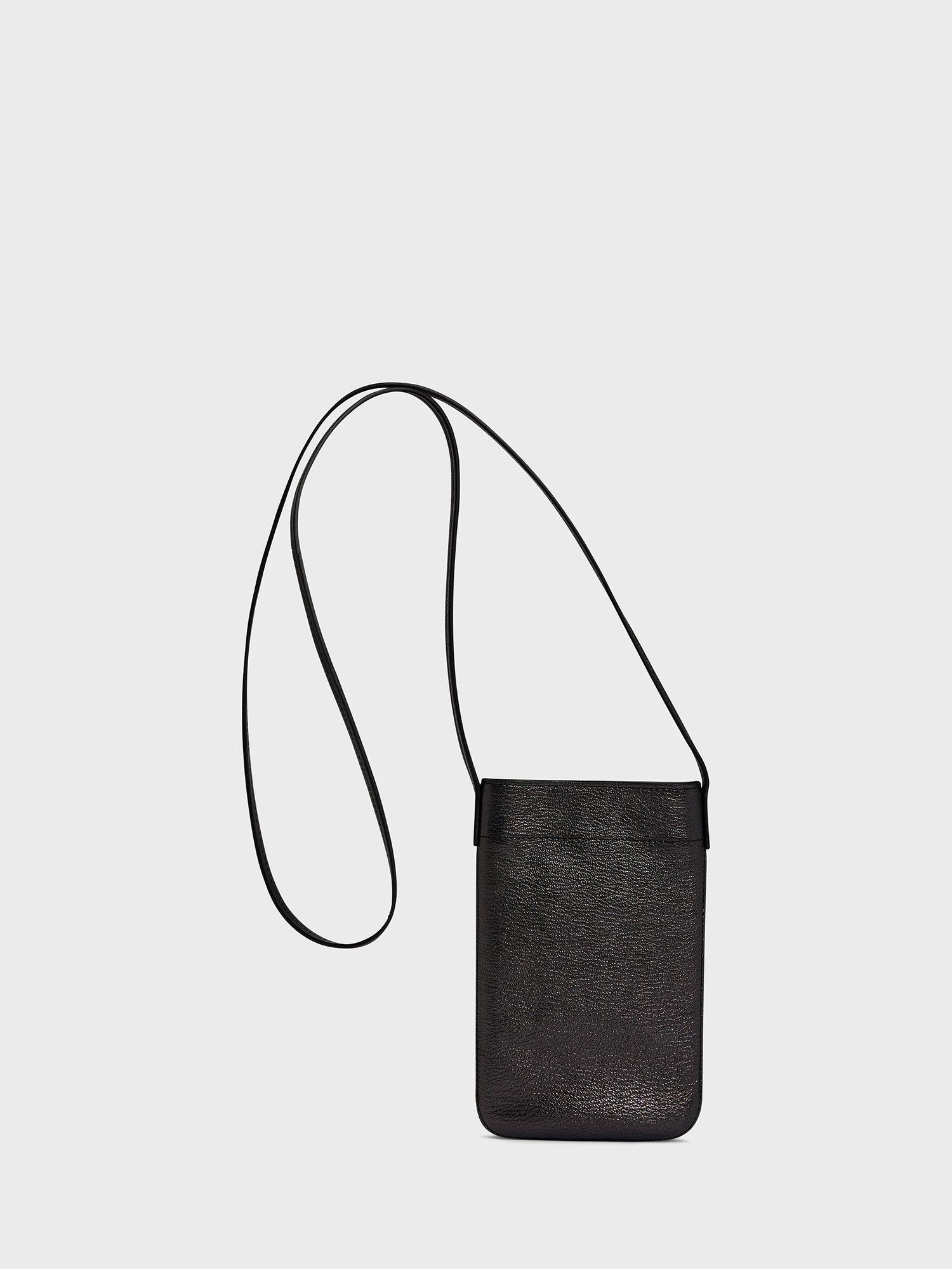 Product image 2 of 4, which shows Gerard Darel Lady Phone Leather Bag, Graphite
