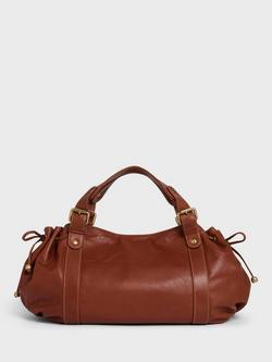 Gerard Darel 24H Leather Shoulder Bag - view 2, Tan