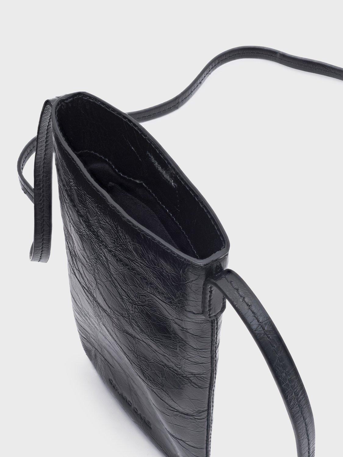 Product image 3 of 4, which shows Gerard Darel Ladyphone Leather Bag, Black