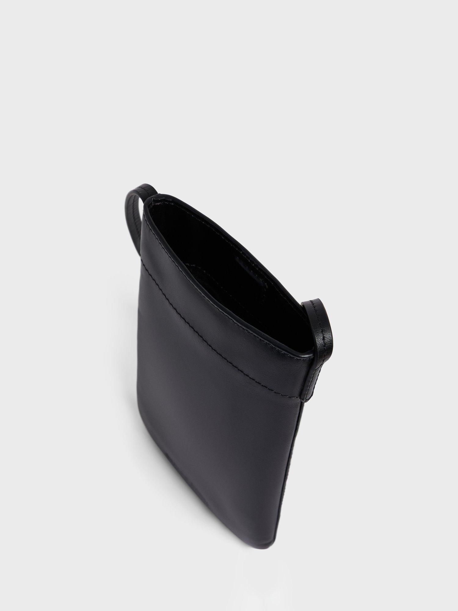 Product image 4 of 4, which shows Gerard Darel Ladyphone Leather Bag, Black