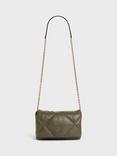 Gerard Darel Le Fanny Quilted Leather Bag, Khaki