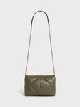 Gerard Darel Le Fanny Quilted Leather Bag, Khaki