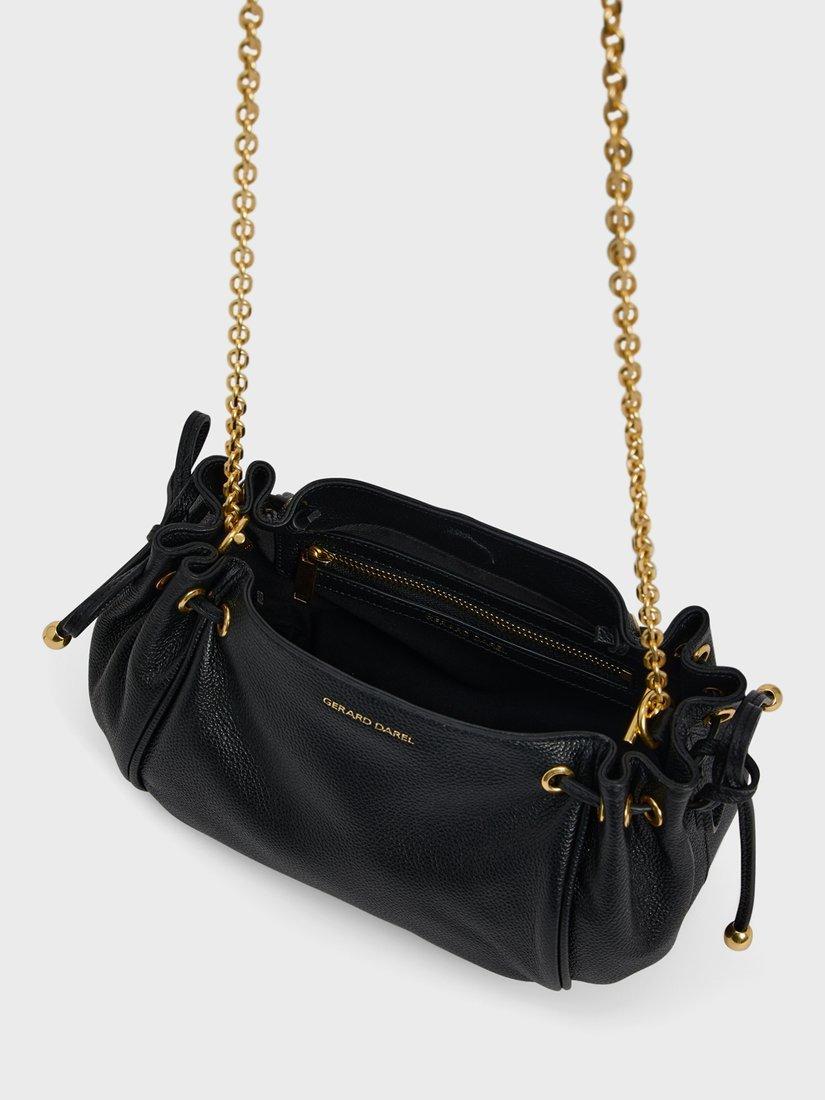 Product image 4 of 4, which shows Gerard Darel Le Mini 24 Leather Bag, Black