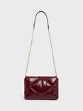 Gerard Darel Le Fanny Leather Shoulder Bag, Burgundy