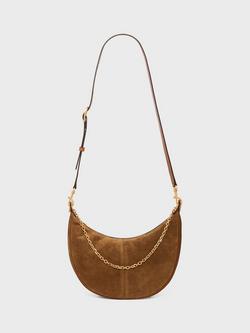 Gerard Darel Le Suzanna Suede Bag - view 2, Amber