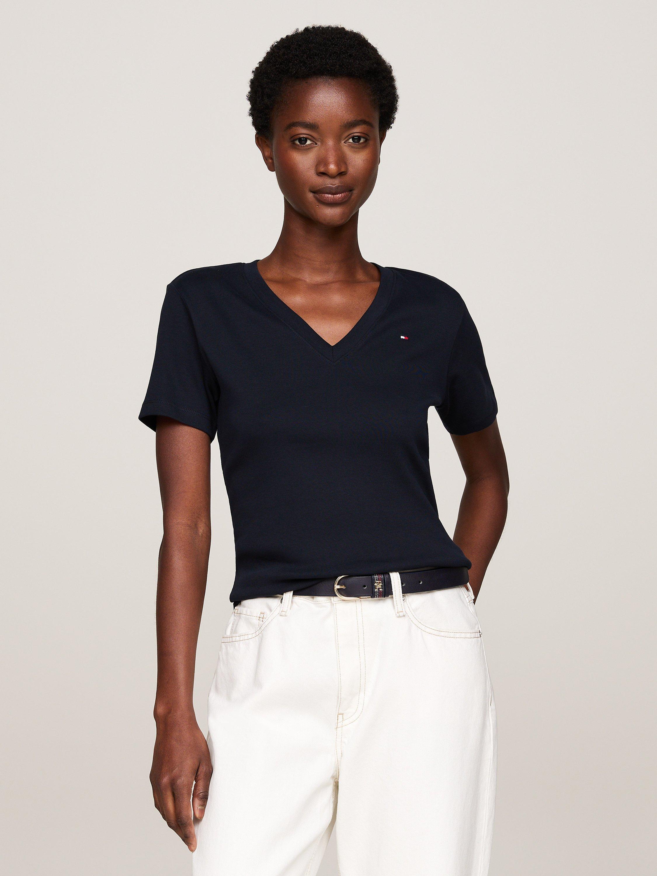 Product image 1 of 5, which shows Tommy Hilfiger Cody Slim Fit T-Shirt, Desert Sky, XS