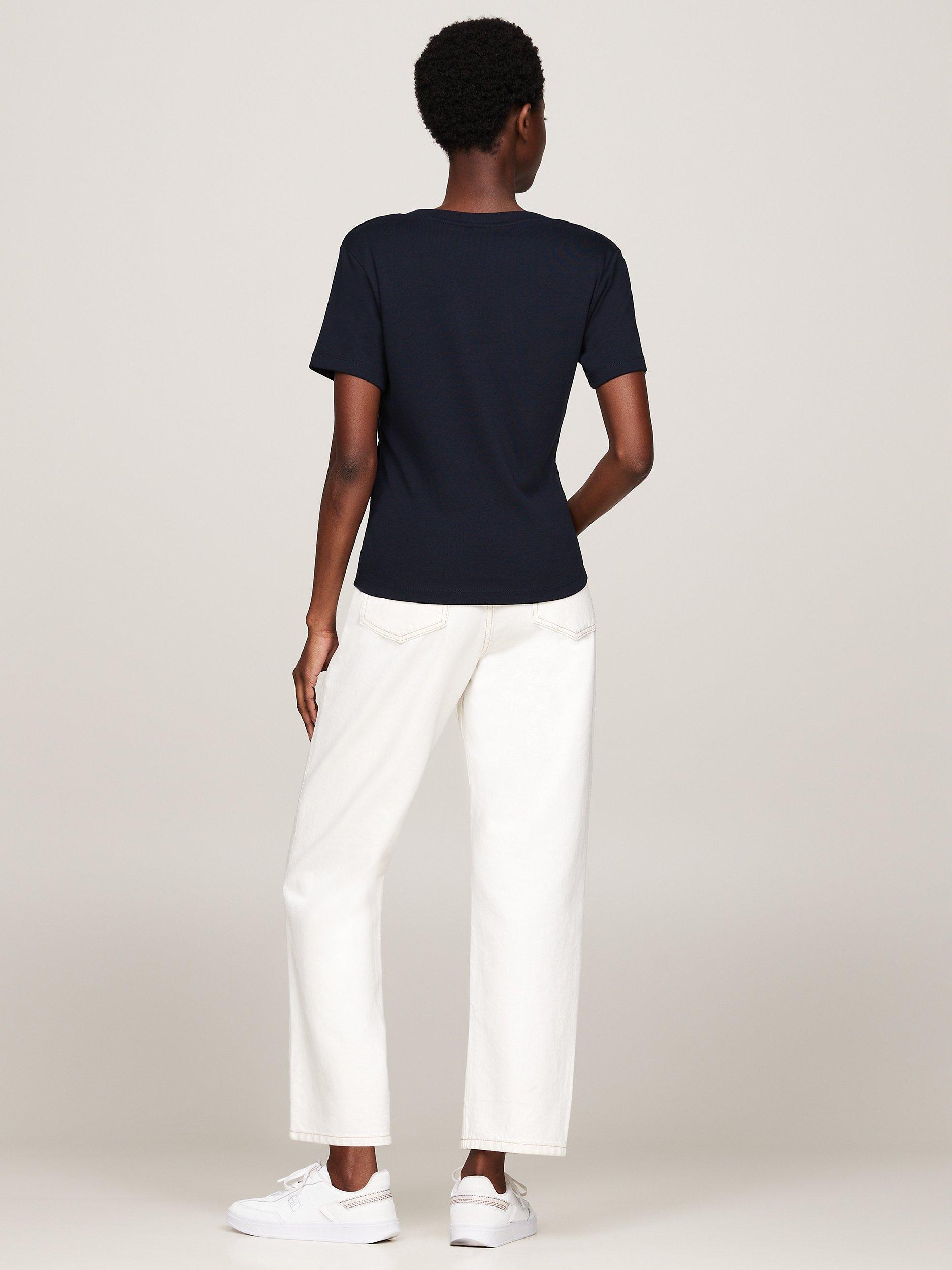Product image 2 of 5, which shows Tommy Hilfiger Cody Slim Fit T-Shirt, Desert Sky, XS
