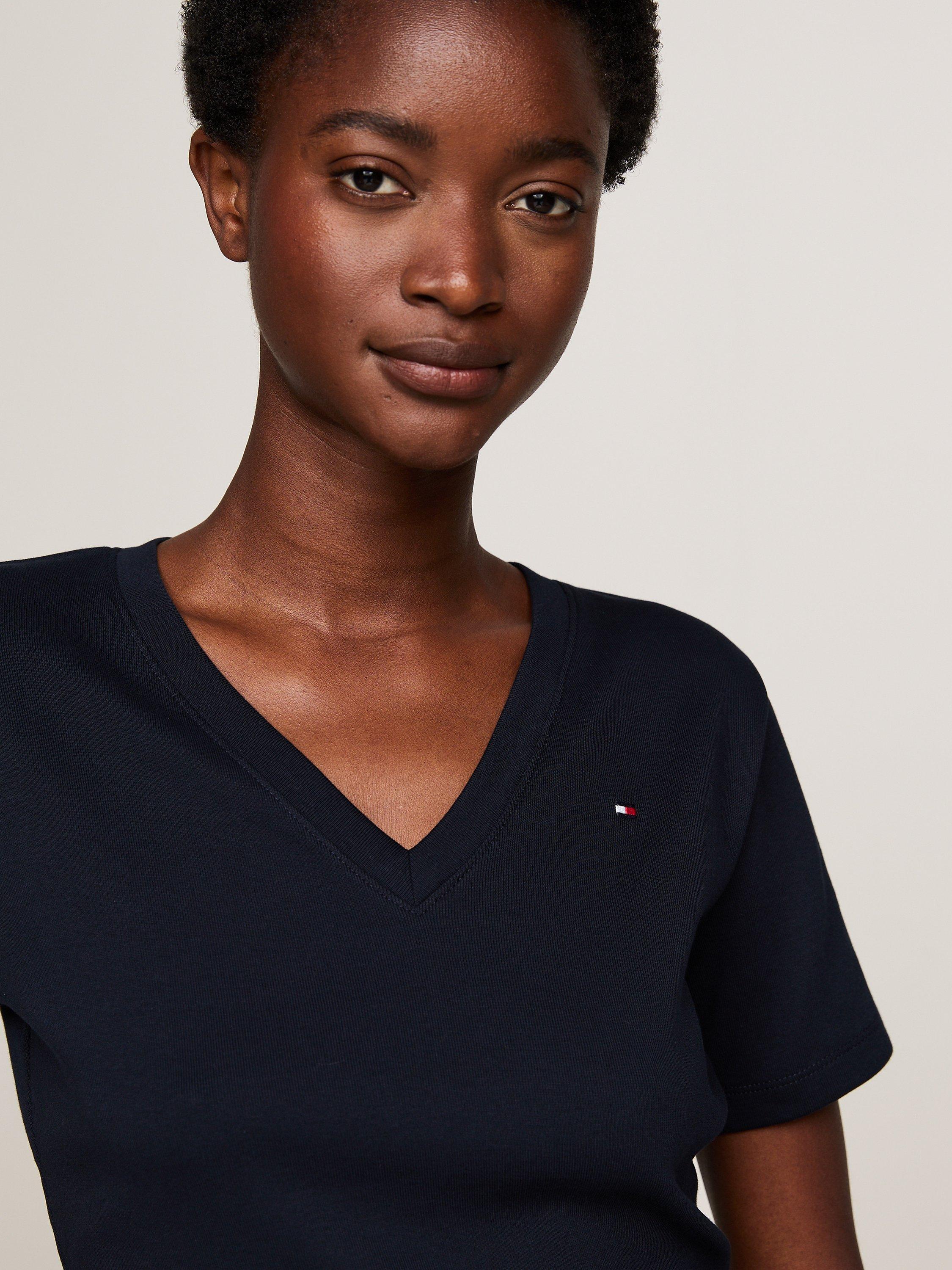 Product image 3 of 5, which shows Tommy Hilfiger Cody Slim Fit T-Shirt, Desert Sky, XS