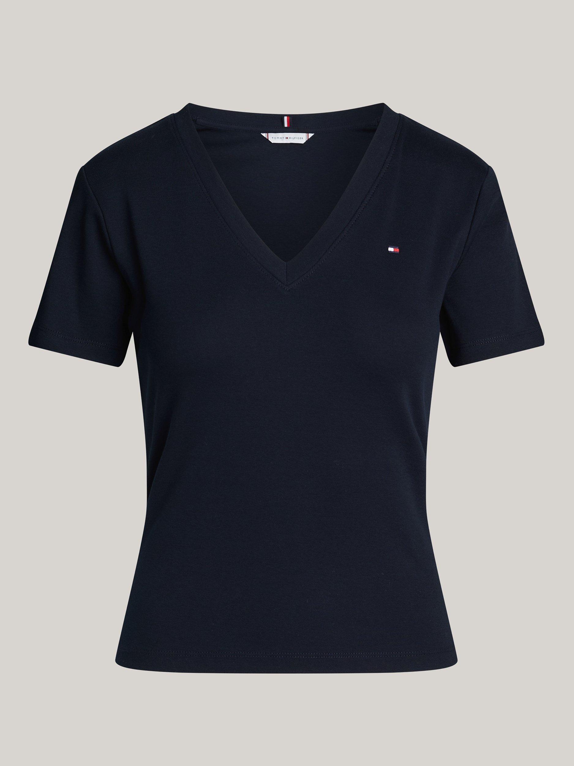 Product image 5 of 5, which shows Tommy Hilfiger Cody Slim Fit T-Shirt, Desert Sky, XS