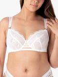 Hotmilk True Luxe Floral Lace Flexiwire Nursing Bra, White