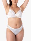 Hotmilk True Luxe Floral Lace Flexiwire Nursing Bra, White