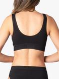 Hotmilk My Comfort Crop Top Nursing Bra, Black