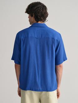 GANT Camp Collar Shirt, Rich Blue - view 2, Rich Blue
