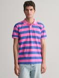 GANT Garment washed Stripe Polo Shirt