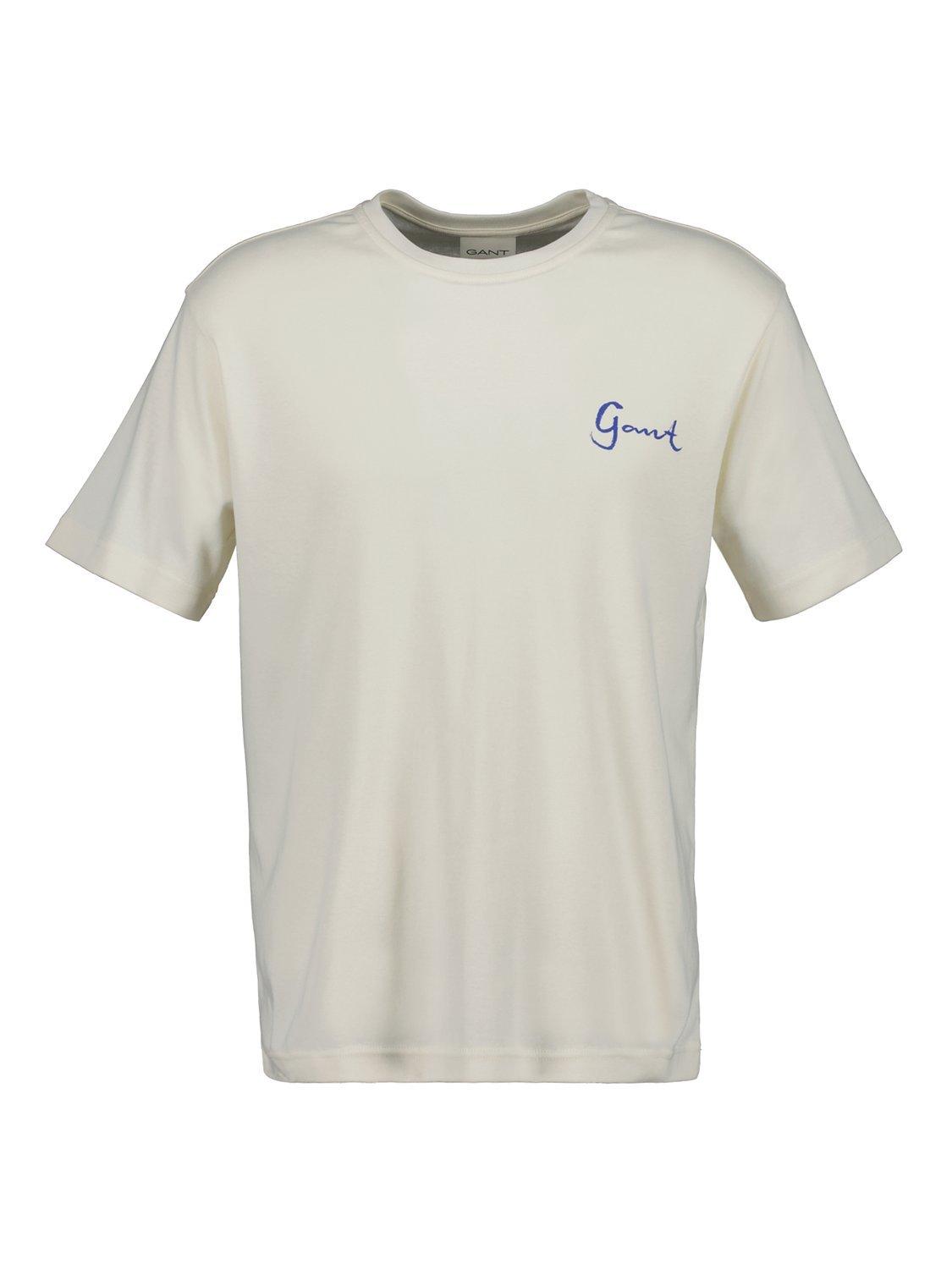 GANT SSN Graphic T-Shirt, Cream