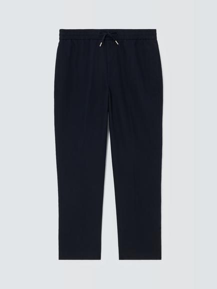 GANT Cotton & Linen Blend Trousers, 433 Evening Blue, 433 Evening Blue