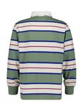 GANT Stripe Rugger Rugby Shirt, 375 Pastel Green