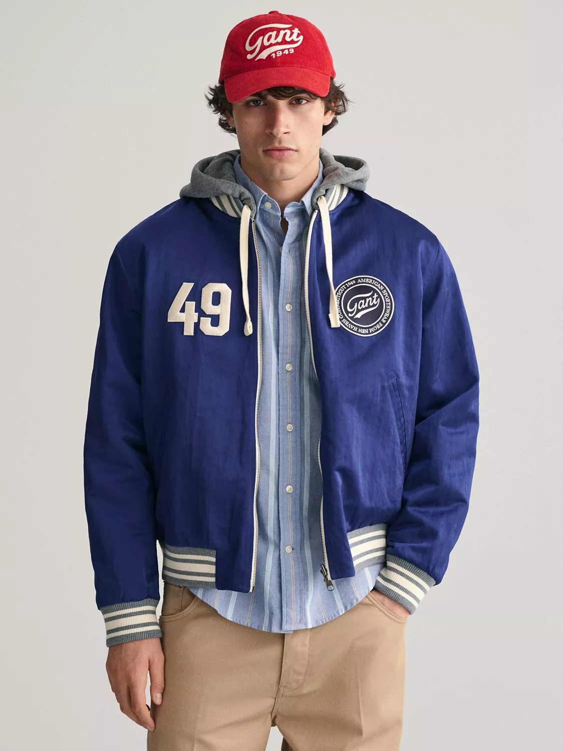 GANT Varsity Jacket Navy