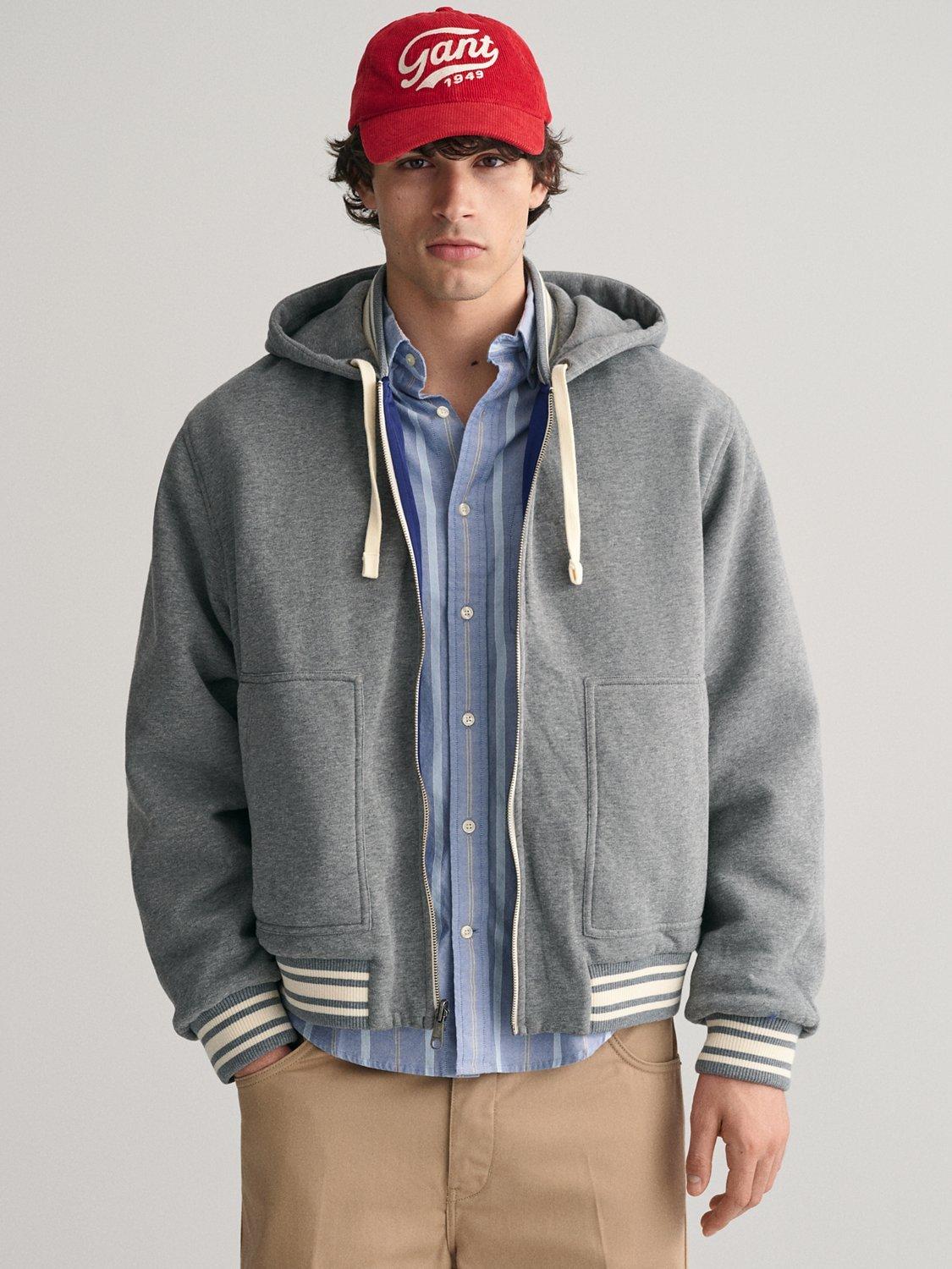 Product image 4 of 5, which shows GANT Varsity Jacket, Navy, XL