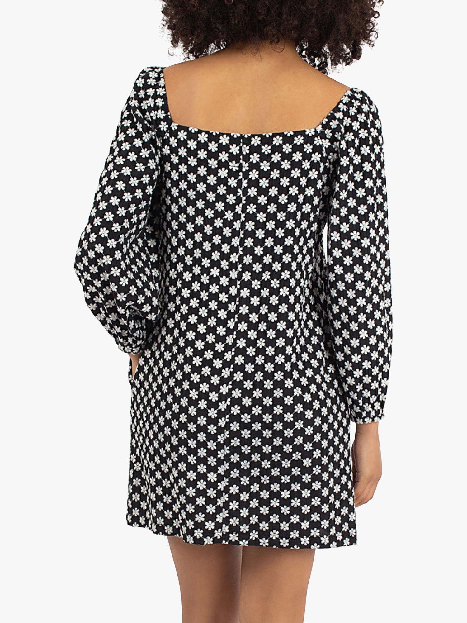 Product image 3 of 6, which shows Traffic People The Chorus Capri Mini Dress, Black, XS