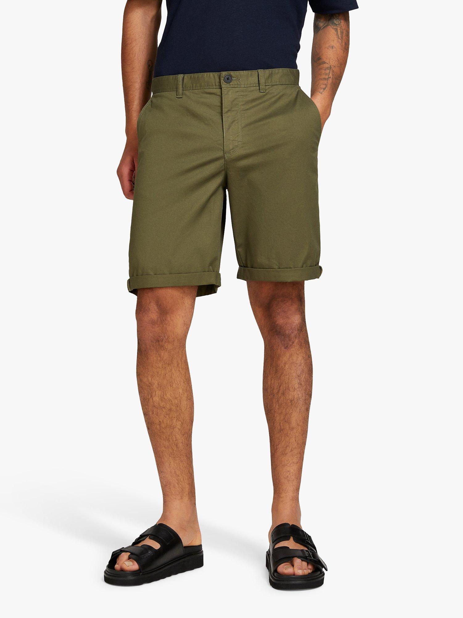 Product image 1 of 5, which shows SISLEY Slim Fit Bermuda Shorts, Green, 30