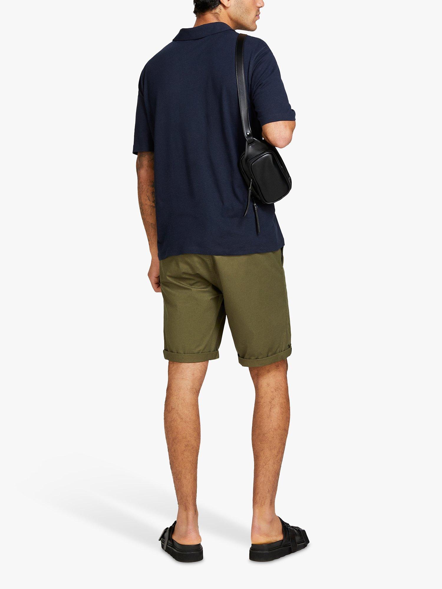 Product image 2 of 5, which shows SISLEY Slim Fit Bermuda Shorts, Green, 30