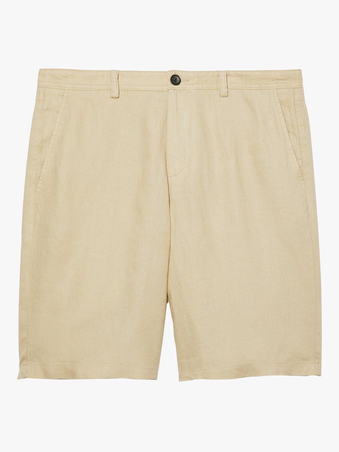 Product image 5 of 5, which shows SISLEY Linen Bermuda Shorts, Beige, 30