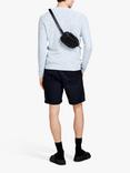 SISLEY Slim Fit Bermuda Shorts, Navy