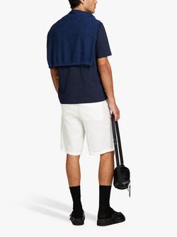 SISLEY Linen Bermuda Shorts - view 2, White