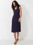 Crew Clothing Alyssa Button Through Dress, Navy