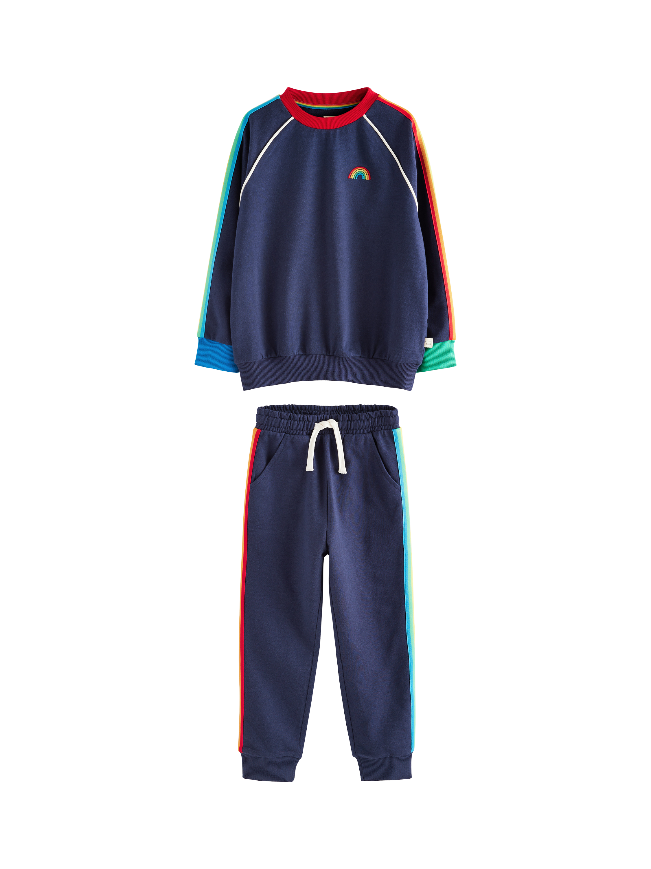 Little Bird By Jools Oliver Kids' Sweatshirt & Joggers Set, Navy