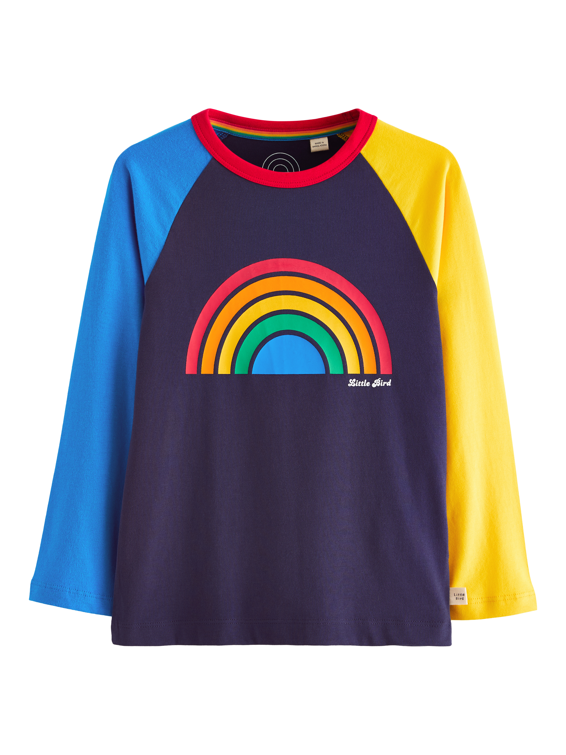 Little Bird By Jools Oliver Kids' Rainbow Long Sleeve T-Shirt, Multi