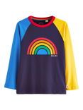 Little Bird By Jools Oliver Kids' Rainbow Long Sleeve T-Shirt, Multi